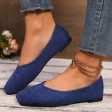 Women’s Square Toe Shallow Casual Ballet Flats