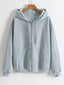Women's Oversized Zip-Up Hoodie
