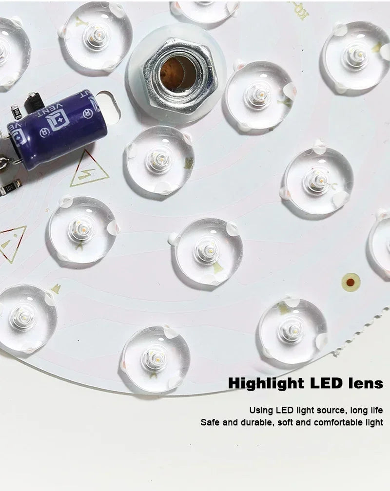 Nordic Wooden Ceiling Lamp