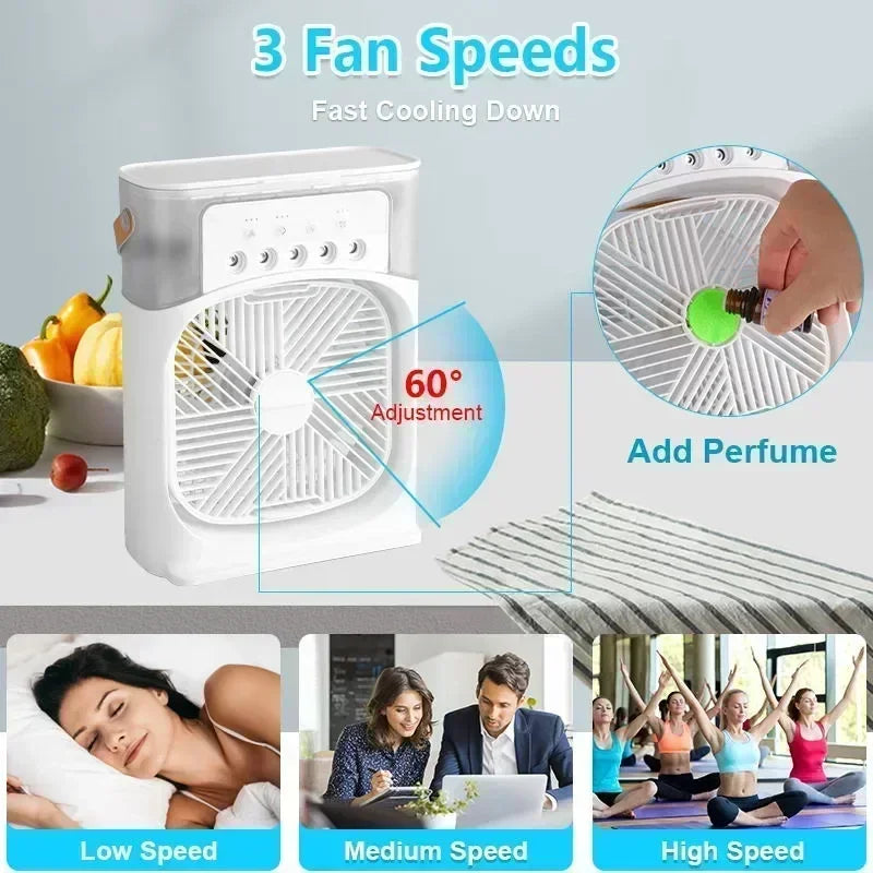 3-in-1 Portable Fan Air Conditioner