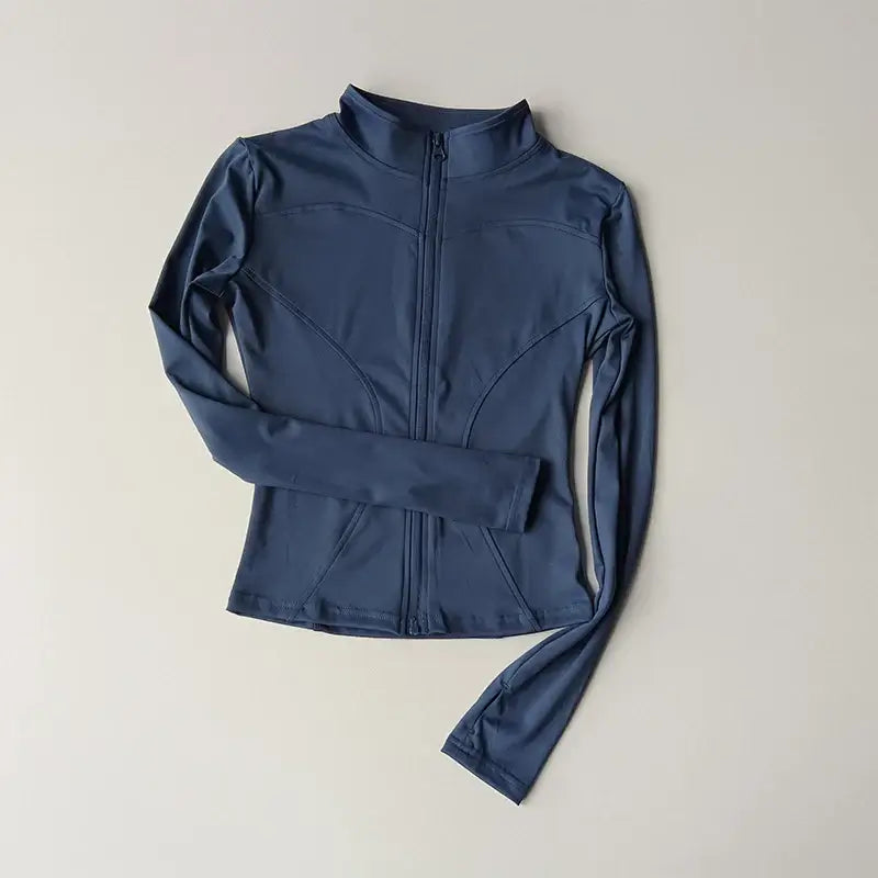 Women Quick Dry Zipper Sports Jacket
