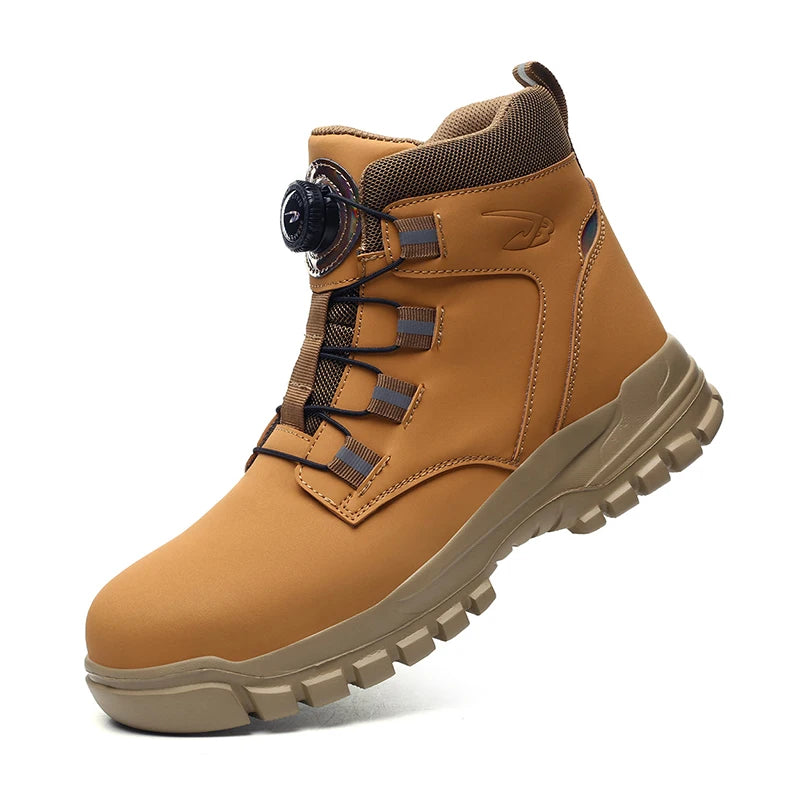 Men Waterproof Safety Work Boots