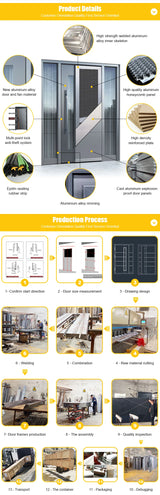 Modern Aluminum Pivot Door