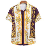 Men Silk Button Down Shirt