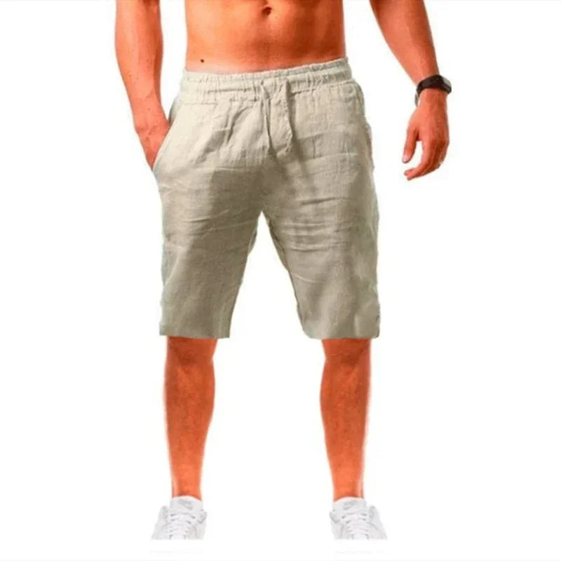 Men Cotton Linen Jogger Pants