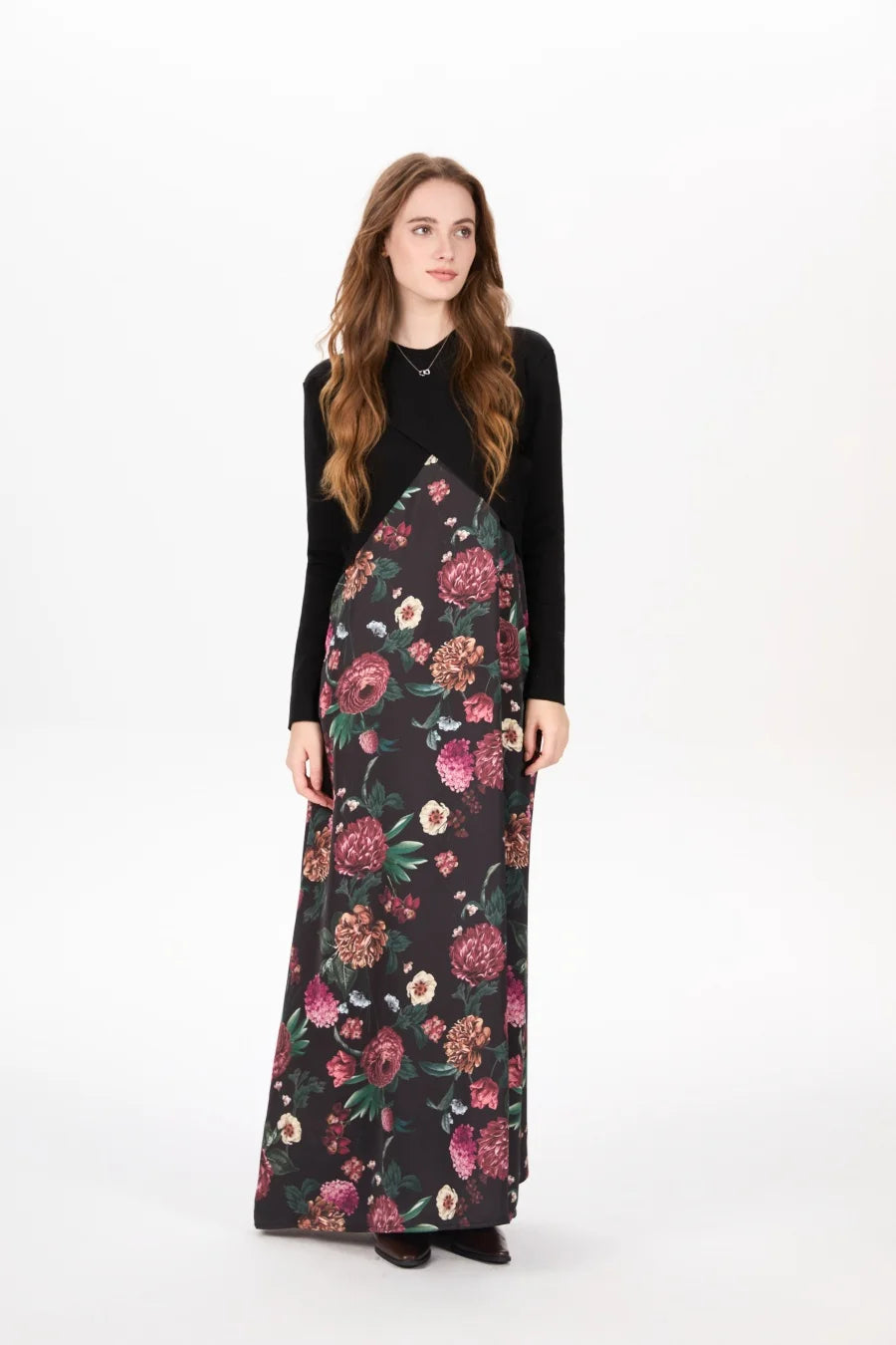 Luxe Satin Knit Maxi Set