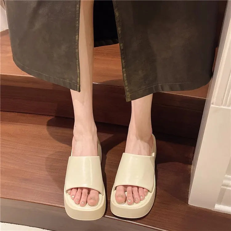 Embroidery Mesh Beaded Mary Jane Ballet Flats