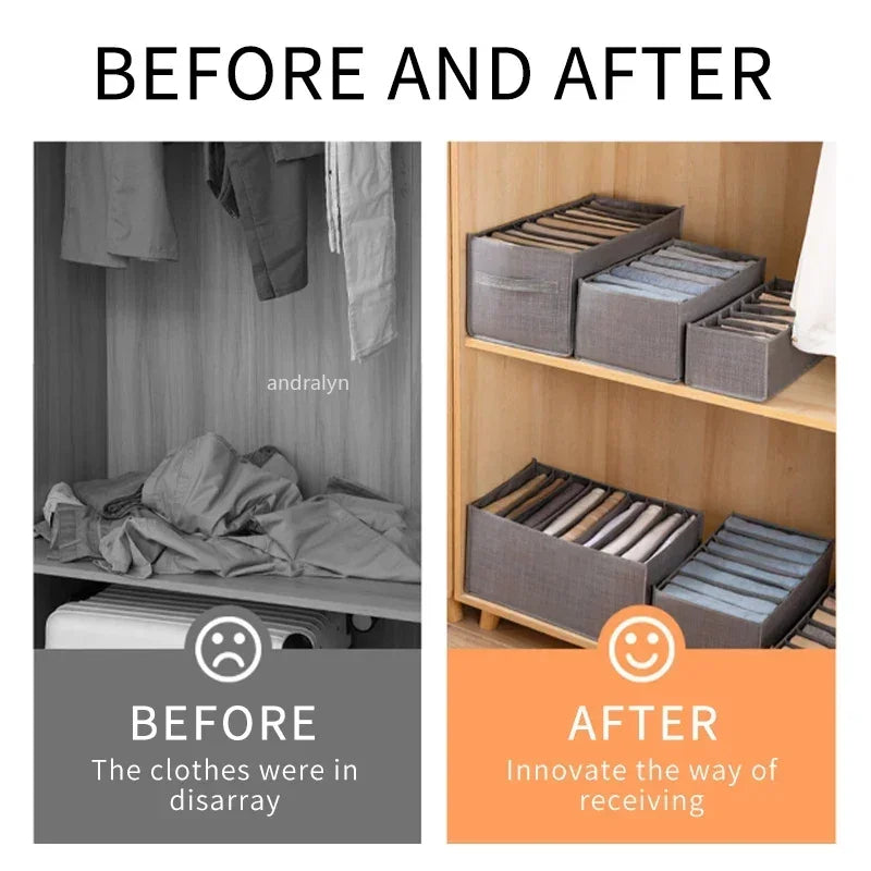 Closet Clothes Organizer Box