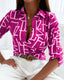 Sophia Striped Office Blouse