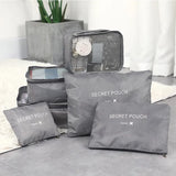 6-Piece Travel Clothes Organizer Set – Packing Cubes