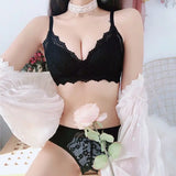 Women Vintage Lift Bra Set