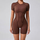 Women Backless Yoga Jumpsuit