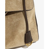 Frosted Leather Shoulder Bag