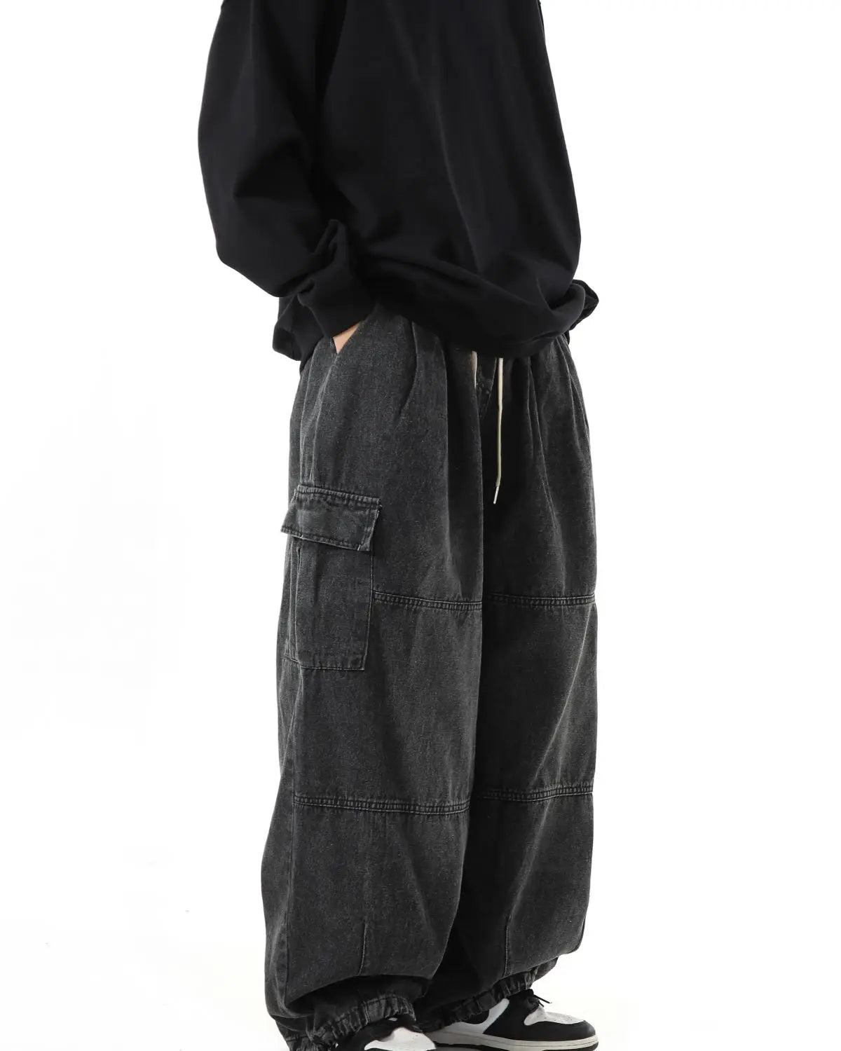 Men Y2K Baggy Cargo Jeans