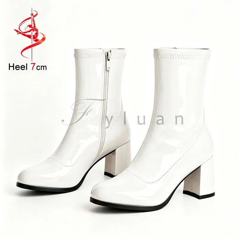 Classic Block Heel Ankle Boots