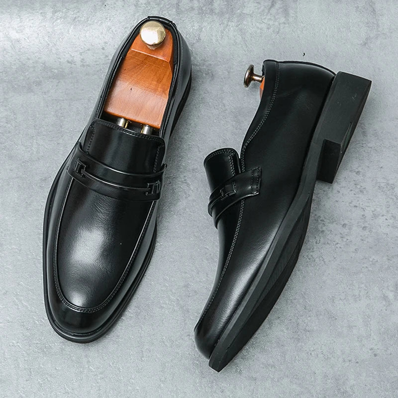 Men’s 2025 Soft Sole Leather Loafers
