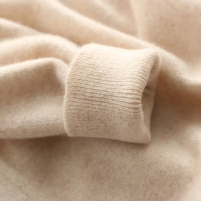 Men's Plus Size Cashmere V-Neck Sweater