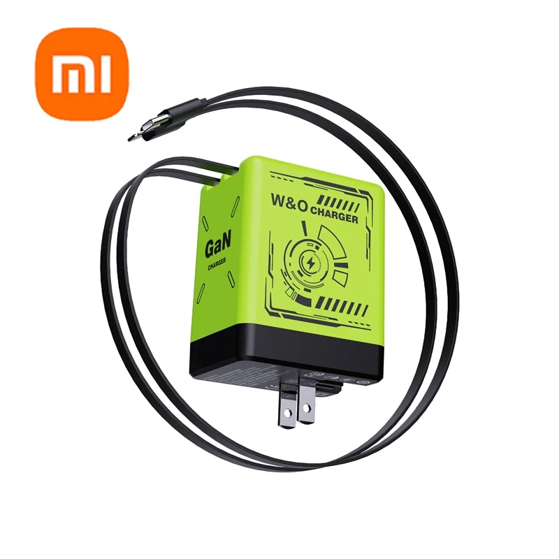 120W Fast Charger with Type-C & Lightning Cable