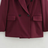Formico™ – Straight Oversized Office Blazer (Elegant, Tailored Vintage)