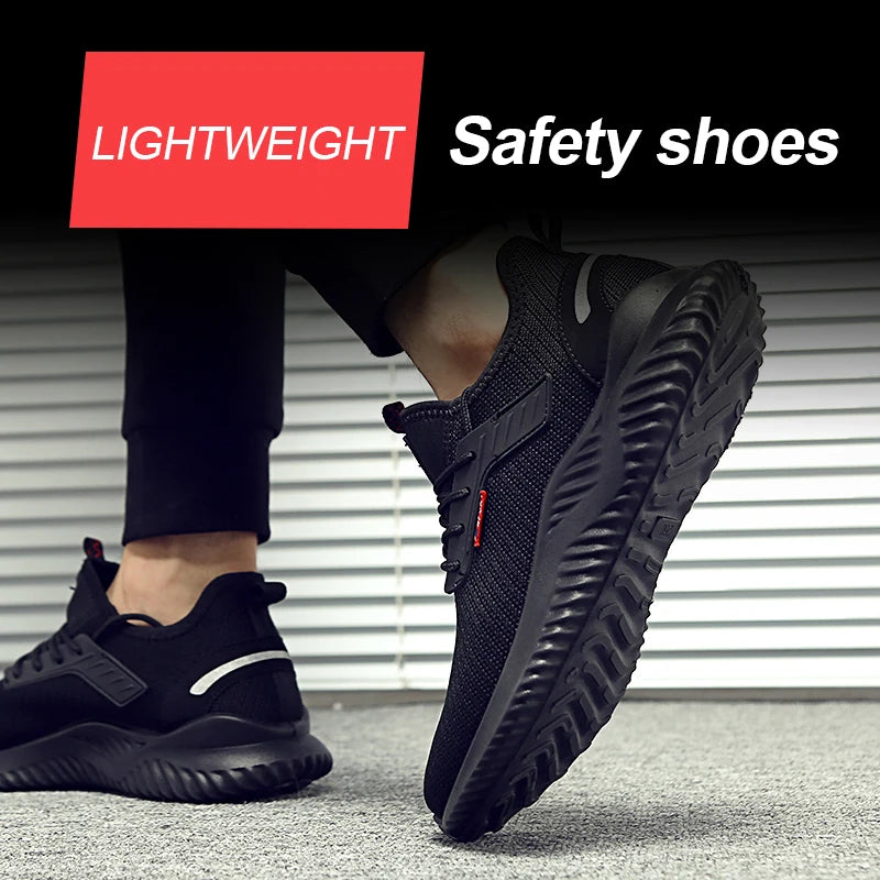 Men Indestructible Steel Toe Sneakers