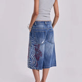 2025 Hip Hop Denim Wide Shorts