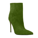 Suede Stiletto Boots