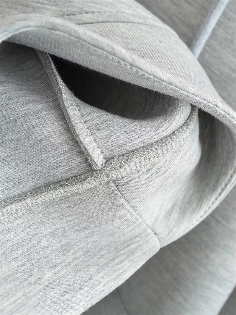 Women's Oversized Zipper Hoodie Jacket