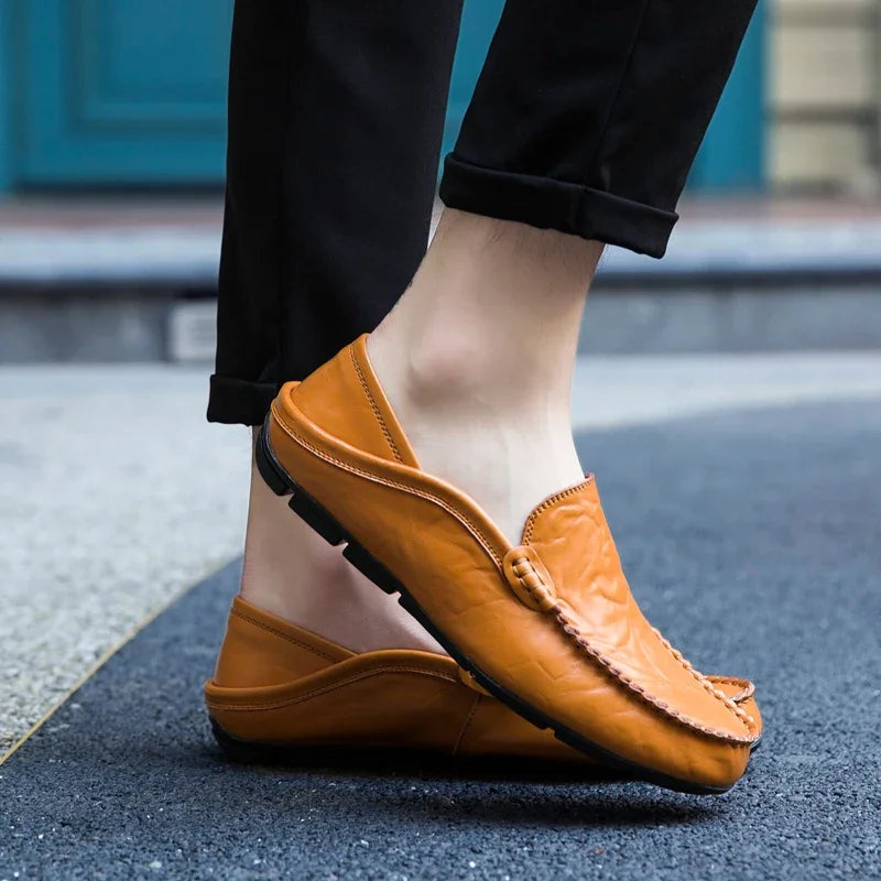 Men Genuine Leather Casual Loafers