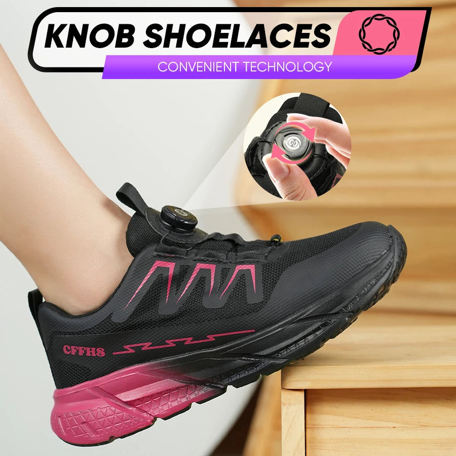 Women Safety Shoes Lightweight Work Boots