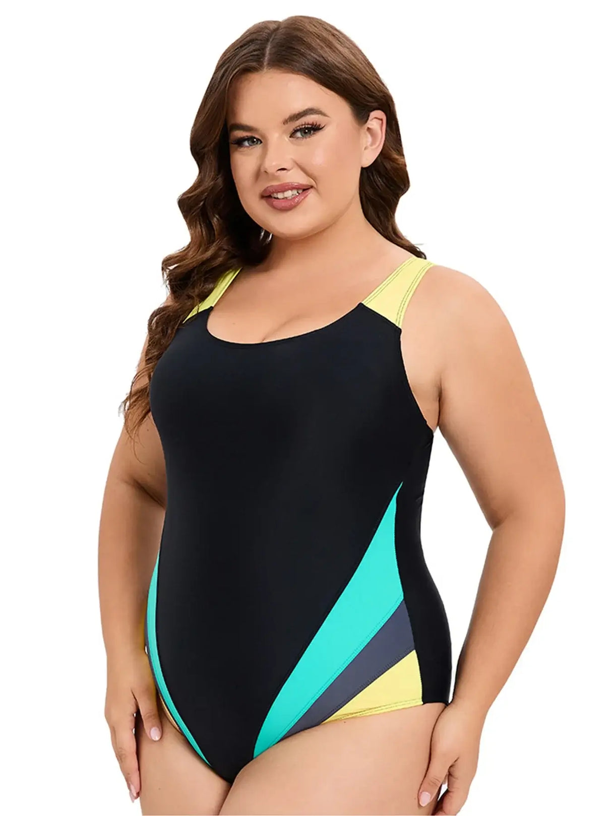 Women Plus Size One Piece Swimsuit