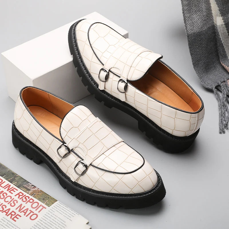 Men Platform Formal Leather Shoes