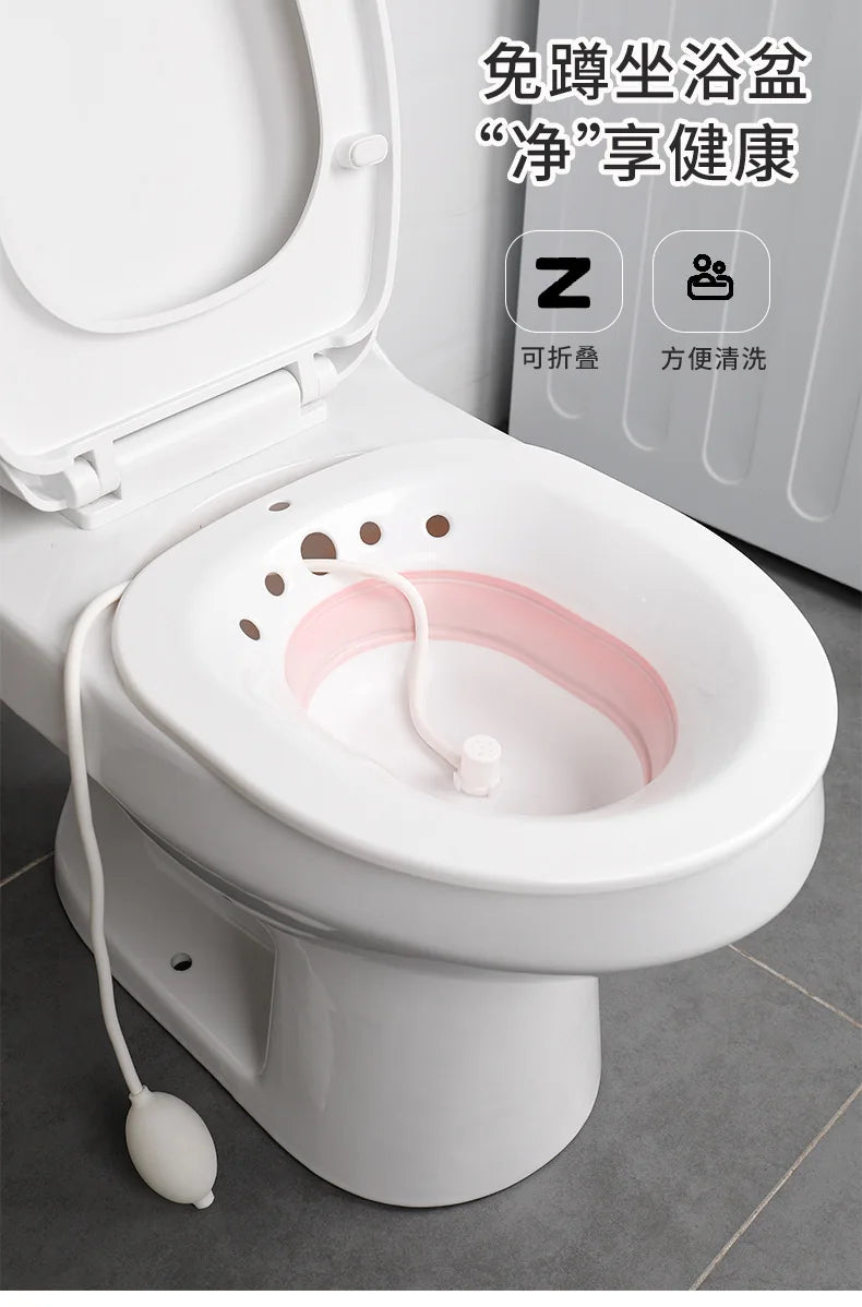 Foldable Toilet Sitz Bath