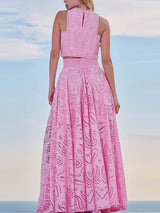 Women's Sleeveless Skirt Set