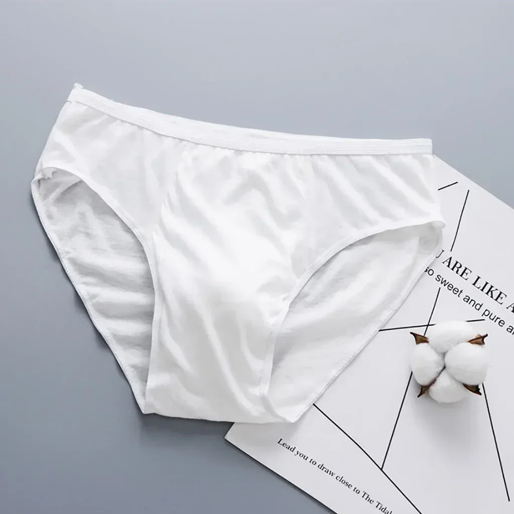 Men's Cotton Disposable Briefs – Seamless Comfort