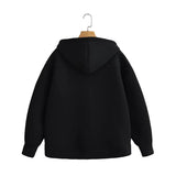 Women's Oversized Zipper Hoodie Jacket
