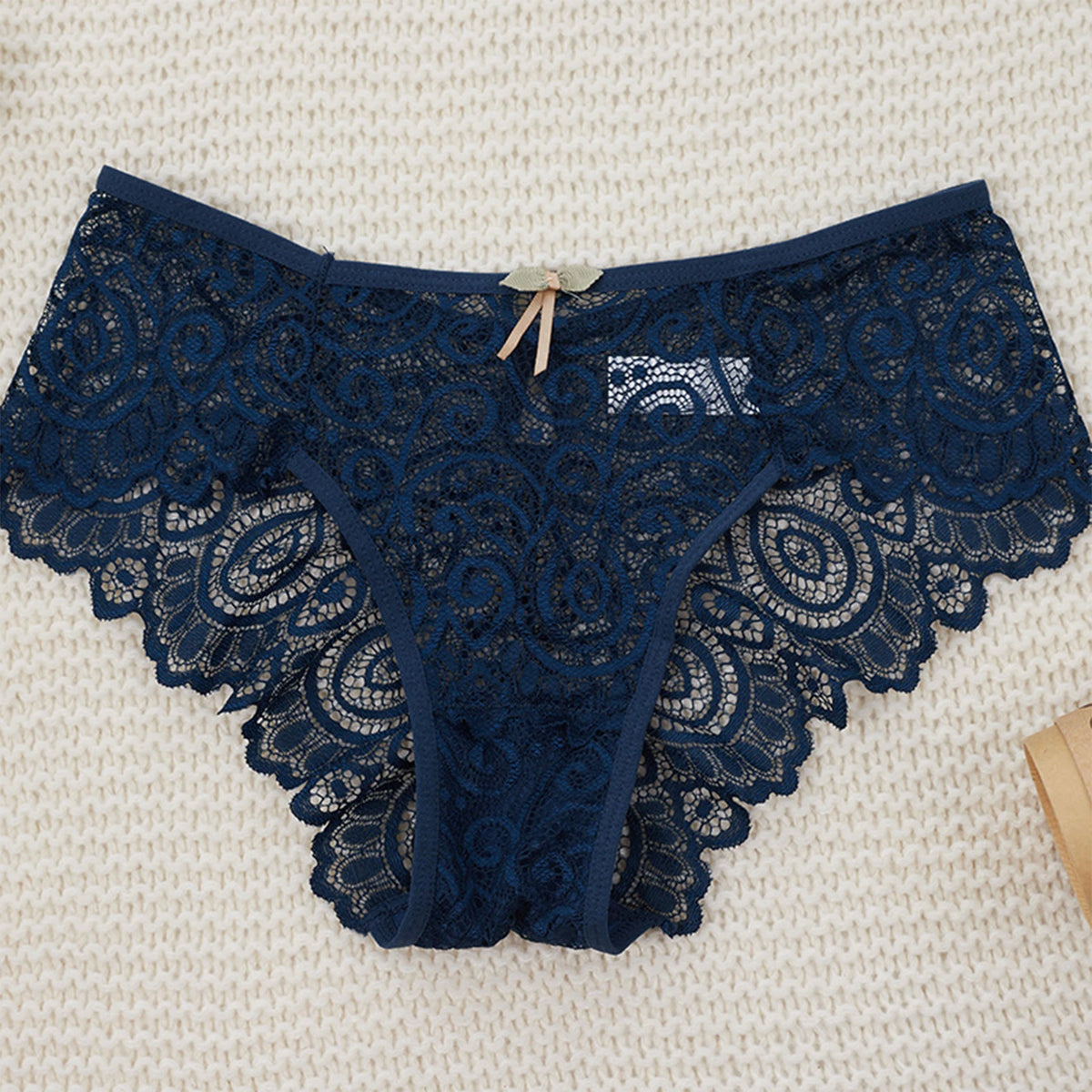 Mid Waist Lace Panties