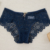 Mid Waist Lace Panties