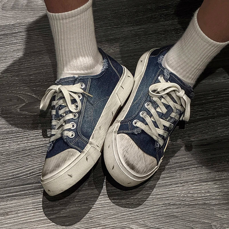 Men’s Luxury Casual Canvas Fisherman Shoes