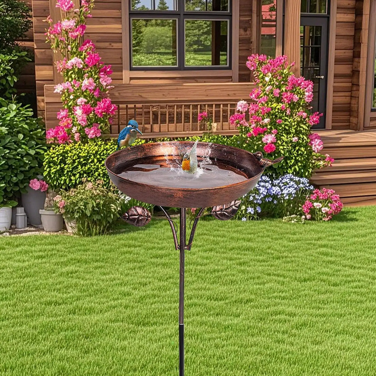 Standing Bird Bath