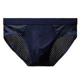 Men's Ice Silk Triangle Briefs – Mesh Square Shorts