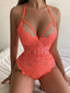 Floral Lace Teddy Bodysuit