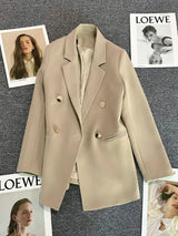 SilhouetteFit™ – Slim Blazer (Korean Fashion, Office-Ready Slimming Design)