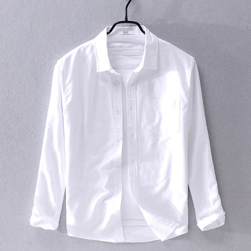 Men Oxford White Shirt
