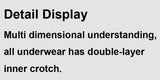 Women 3D Peach Bottom Briefs
