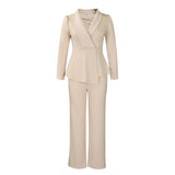 Women Plus Size Long Sleeve Pants Set
