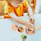 Wooden Kids Play Kitchen Set