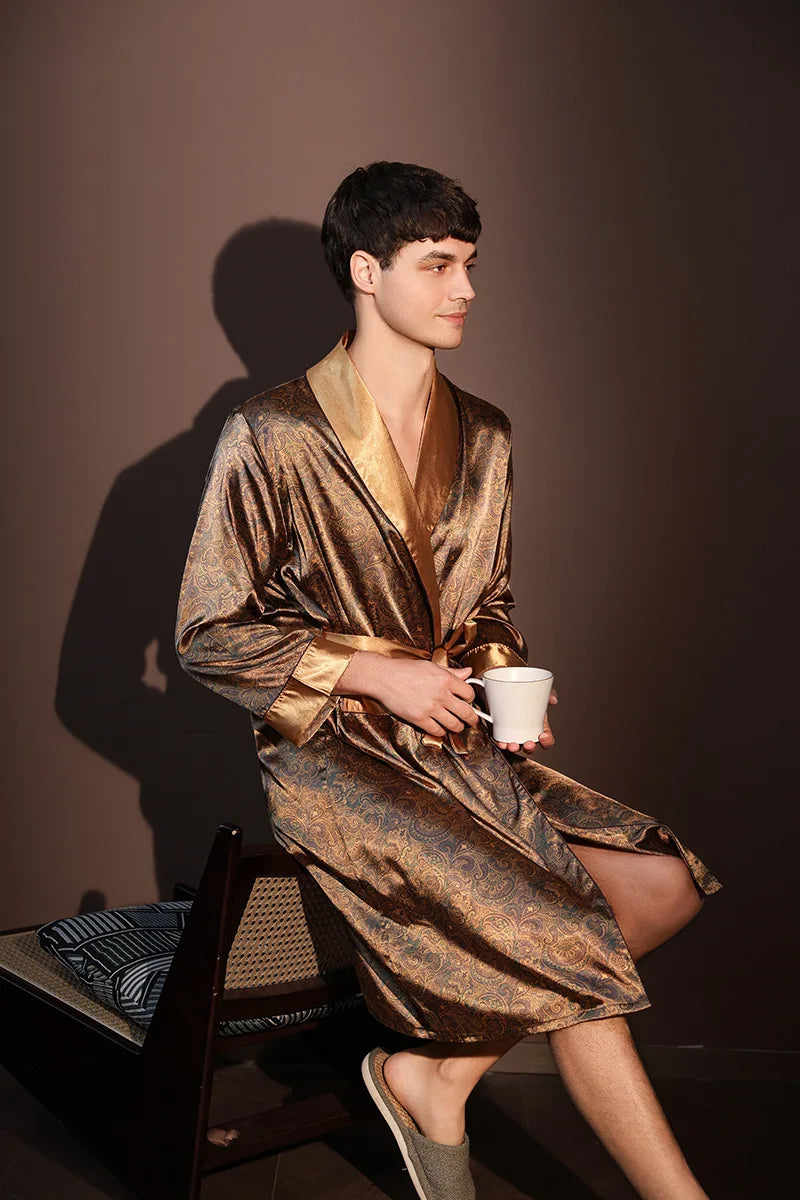 Elite Silk Lounge Robe