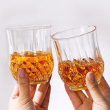 Diamond Wine Glass Tumblers