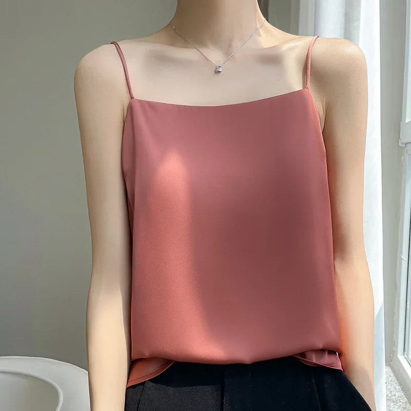 Solid Office Camis Tank