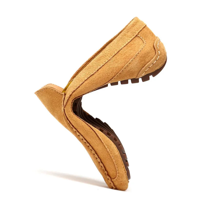 Men’s 2025 Luxury Suede Boat Loafers